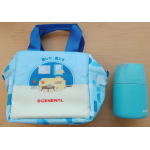 General 珍寶 不銹鋼保溫燜燒杯及手提保溫袋一套